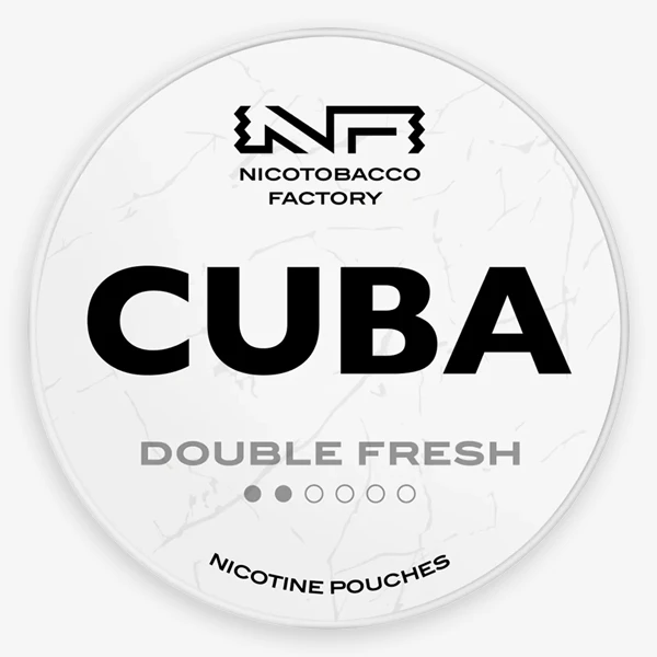 CUBA White Double Fresh 4mg